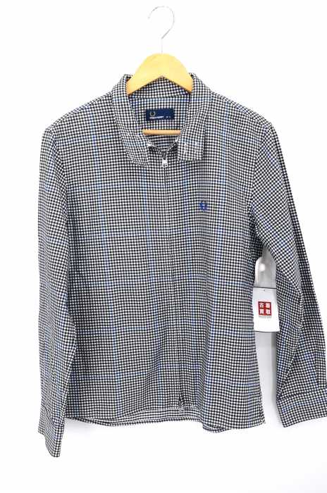 FRED PERRY（フレッドペリー） ギンガムチェックハリントンジャケット メンズ アウター