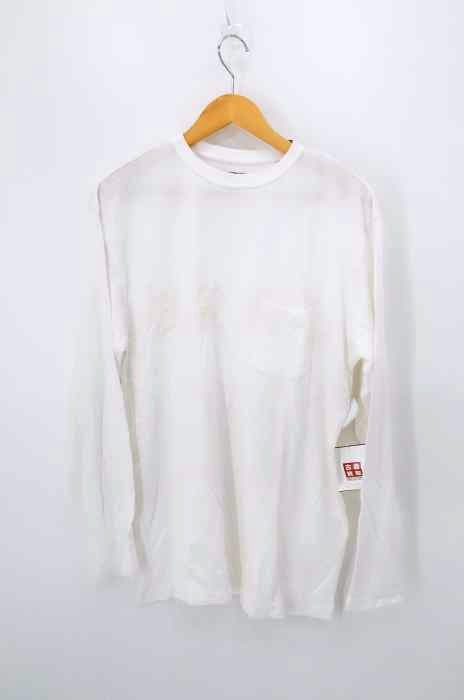 EKAL（エカル） ロゴプリントロングスリーブポケットTシャツ メンズ トップス