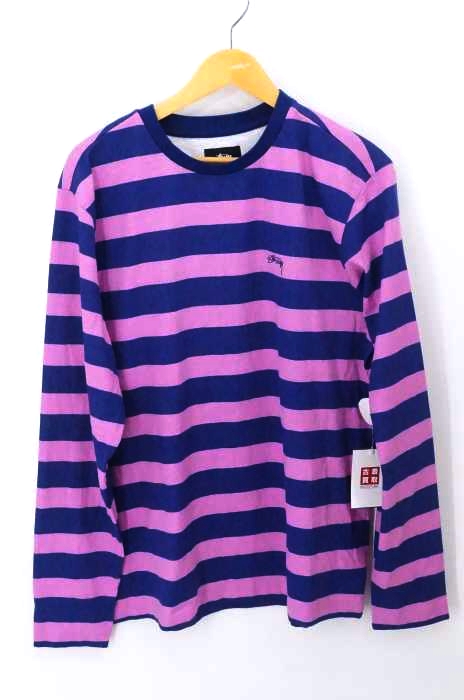 Stussy(ステューシー) クルーネックボーダーロングスリーブTシャツ メンズ トップス