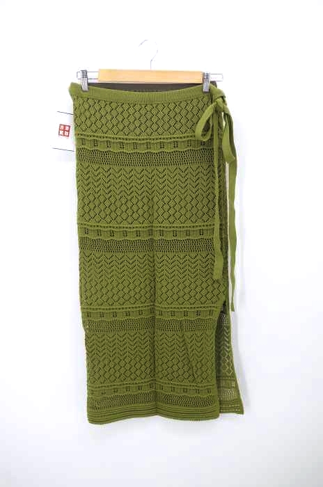 SLY（スライ） NYLON MIX CORD CROCHET LACE スカート レディース スカート