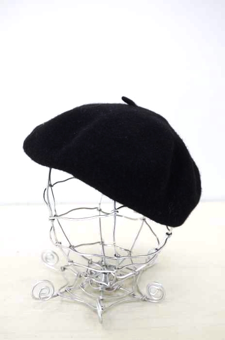 Stussy(ステューシー) ロゴ刺繍 ウールベレー帽 レディース 帽子