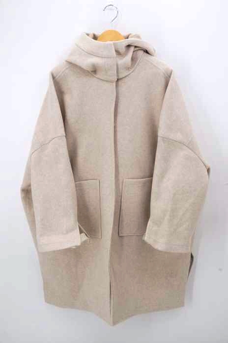 willfully(ウィルフリー) big hoodie bicolor mulch way cocoon coat レディース アウター