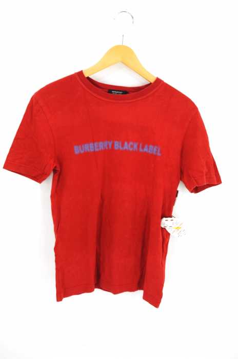 BURBERRY BLACK LABEL （バーバリーブラックレーベル） ロゴプリントTシャツ メンズ トップス