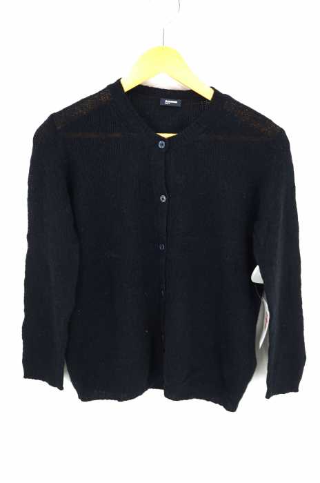 JIL SANDER NAVY (ジルサンダーネイビー) 畔編み ウールカーディガン レディース トップス