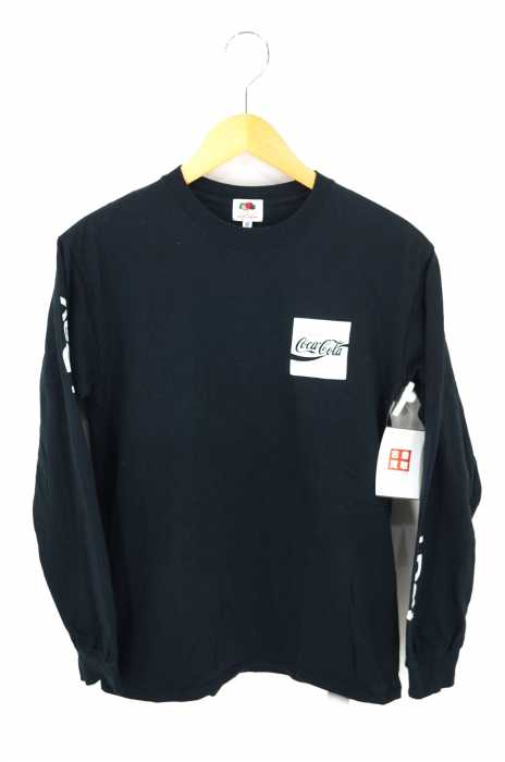 Coca-Cola & Fruit of The Loom by BEAMS BOY (コカコーラ フルーツオブザルーム ビームスボーイ) プリント ロングスリーブ Tシャツ レディース トップス
