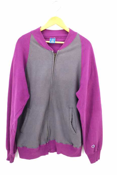 Champion チャンピオン 90s バイカラースウェットスタジャン メンズ アウター ブランド古着買取販売バズストア