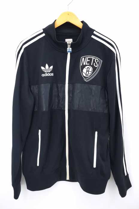 adidas Originals (アディダスオリジナルス) NETSワッペン トレフォイルチャームジップ メンズ トップス