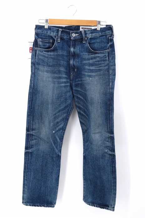NEIGHBORHOOD（ネイバーフッド） 19AW WASHED.DP BASIC 14OZ-PT ジップフライデニムパンツ メンズ パンツ
