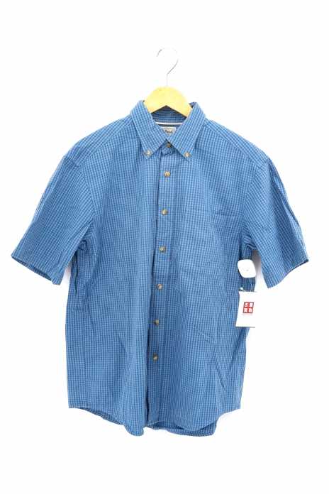 L.L.Bean（エルエルビーン） チェック柄半袖BDシャツ メンズ トップス