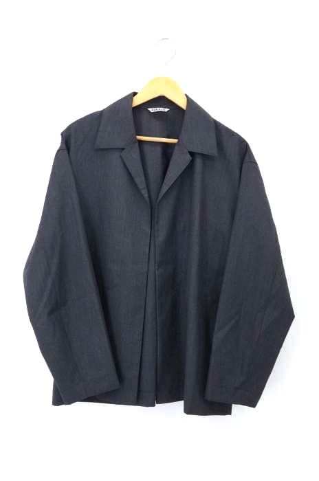 AURALEE(オーラリー) 19SS Wool Silk Tropical Shirts Jacket メンズ トップス