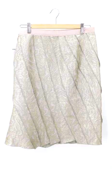 Drawer(ドゥロワー) ラメ総柄シルクスカート レディース スカート
