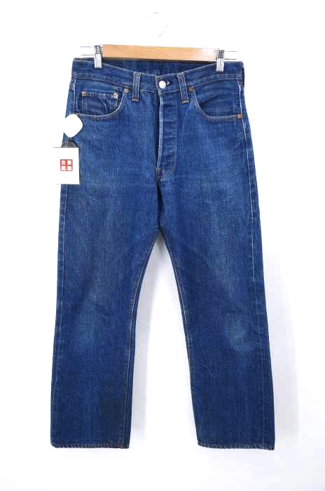 Levis（リーバイス） 1975年製 ボタン裏6 ポケット裏シングルステッチ スモールe 66前期モデル 501 ボタンフライデニム メンズ パンツ