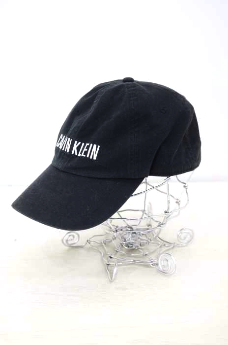 CALVIN KLEIN（カルバンクライン） ロゴ刺繍6パネルキャップ メンズ 帽子