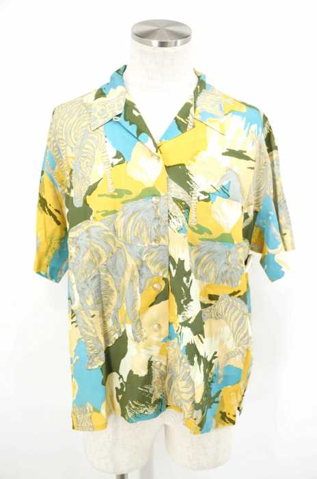 MELROSE （メルローズ） レーヨン花柄アロハシャツ メンズ トップス