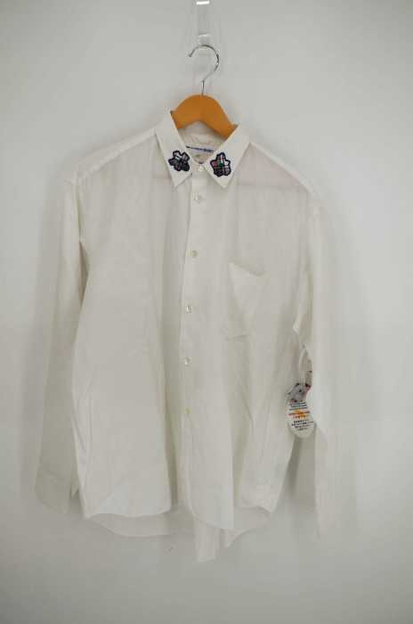 COMME des GARCONS SHIRT (コムデギャルソンシャツ) 90s ワッペン付きボタンシャツ メンズ トップス