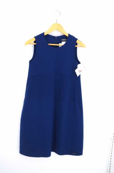 S Max Mara （エスマックスマーラ） バックジップ ウールワンピース レディース ワンピース