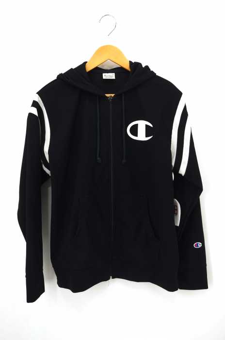 Champion （チャンピオン） 胸ロゴプリントメッシュパーカー メンズ トップス
