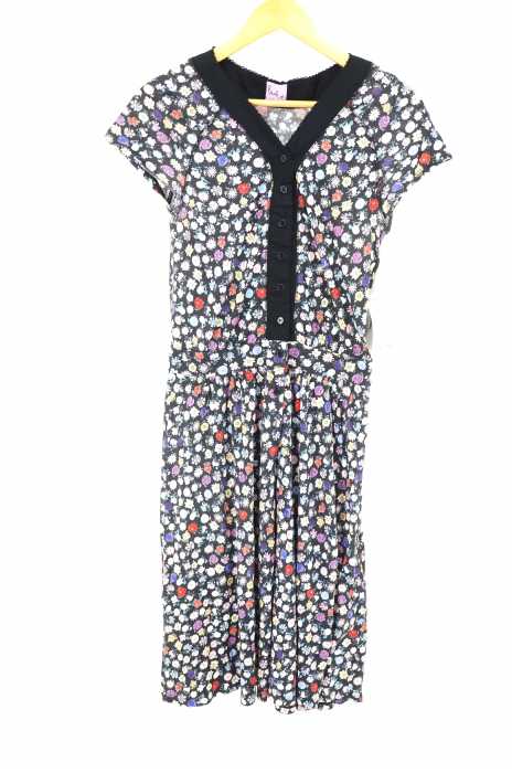 Paul+ Paul Smith （ポールスミスプラス） 花柄フロントボタンワンピース レディース ワンピース