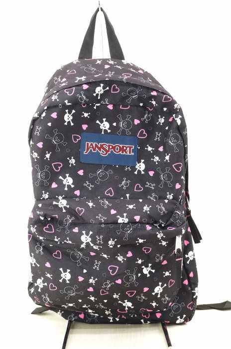 JanSport（ジャンスポーツ） スカル ハート柄 リュックサック デイパック レディース バッグ