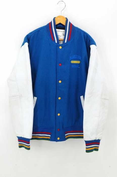 soartyocrew（フメイ） 袖レザースタジャン メンズ アウター