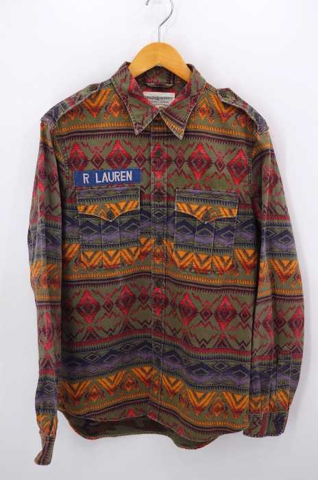 DENIM&SUPPLY RALPH RAUREN（デニムアンドサプライラルフローレン） 総柄　ワークシャツ メンズ トップス