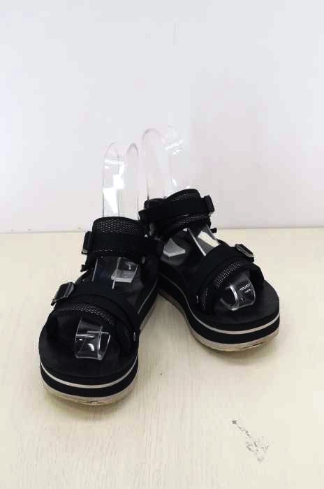 Teva(テバ) Flatform Universal Luxe レザーストラップ厚底スポーツサンダル レディース シューズ