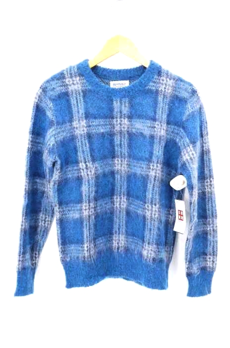 BEAMS BOY（ビームスボーイ） チェック柄シャギーニット レディース トップス