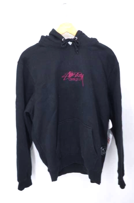 Stussy（ステューシー） Designs App Hood ロゴ刺繍パーカー メンズ トップス