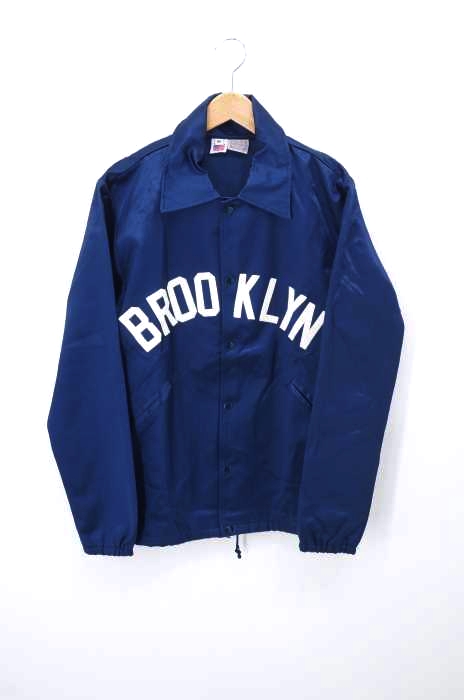 Ebbets Field Flannels（エベッツフィールドフランネルズ） USA製 BROOKLYN 刺繍 コーチジャケット メンズ アウター
