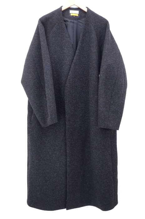 MAISON SPECIAL(メゾンスペシャル) 20AW マルチファブリックプライムオーバーノーカラーコート メンズ アウター