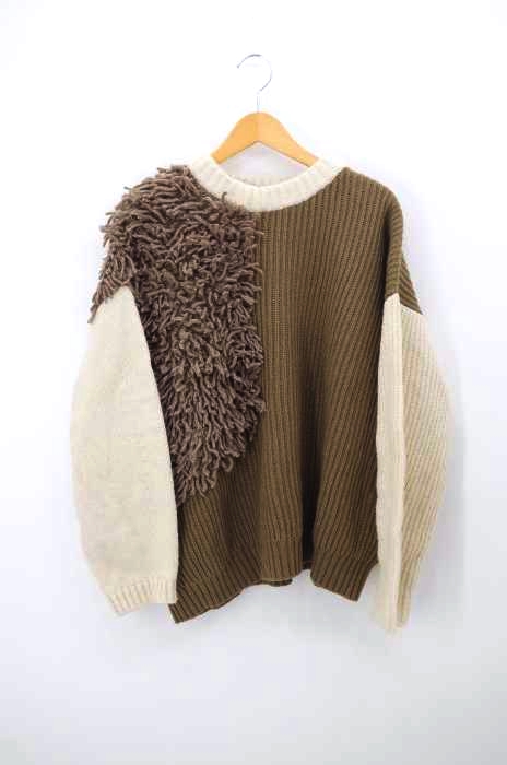 moussy（マウジー） BLOCK LOOSE ニット レディース トップス