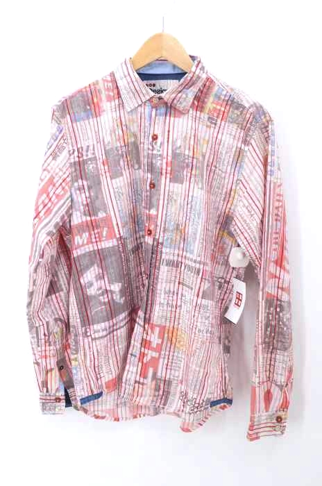 Desigual （デシグアル） 総柄 ロングスリーブシャツ メンズ トップス