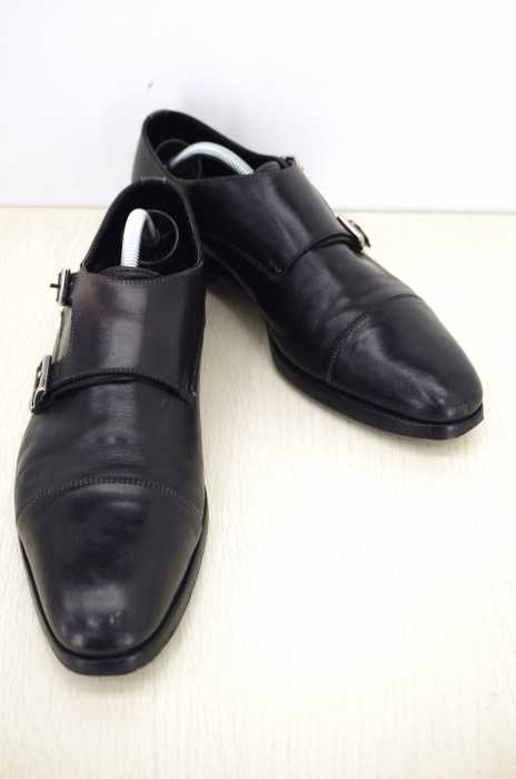 santoni （サントーニ） モンクストラップレザーシューズ メンズ シューズ