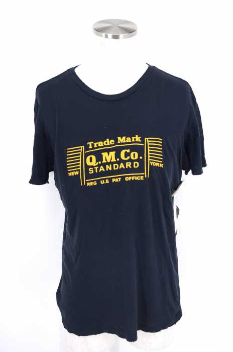 The Quality Mending Co.（クオリティメンディング） ダメージ加工プリントTシャツ メンズ トップス
