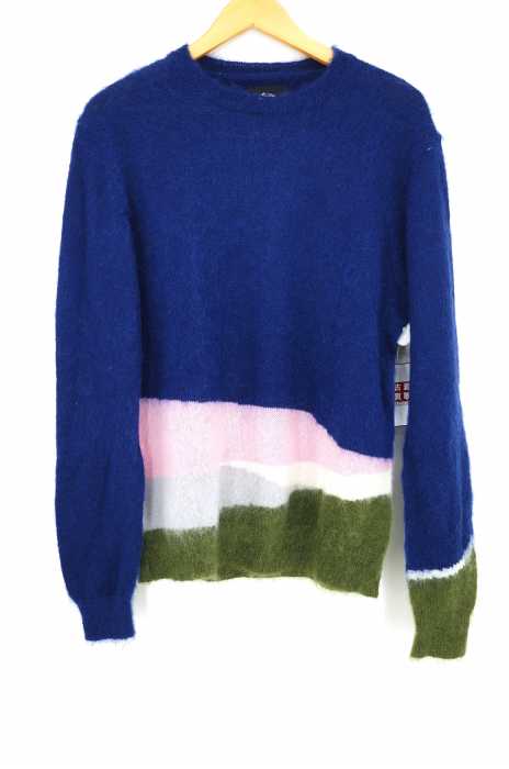 STUSSY （ステューシー） Color Bleed Mohair Sweater メンズ トップス