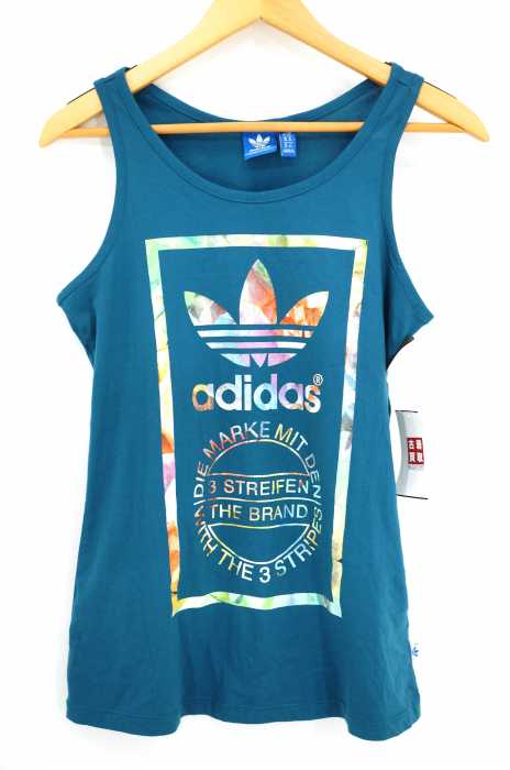 adidas （アディダス） LOG TANK LABEL トレフォイル レディース トップス