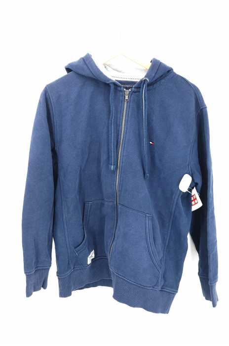 TOMMY HILFIGER (トミーヒルフィガー) ロゴ刺繍入り パーカー メンズ トップス