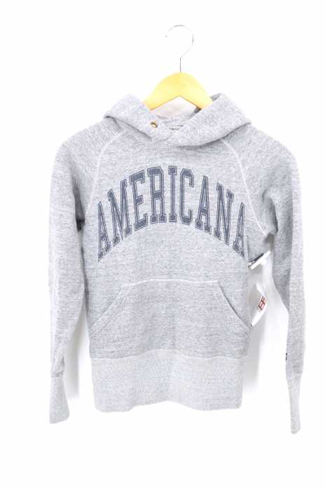 Americana（アメリカーナ） ロゴプルオーバーパーカー レディース トップス