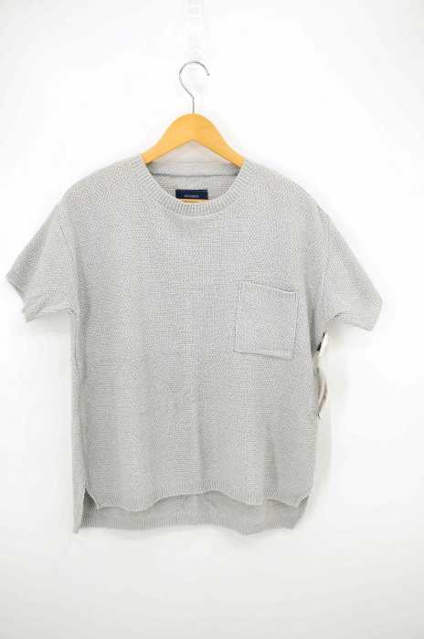 STUDIOUS（ステュディオス） オーバーサイズニットTシャツ メンズ トップス