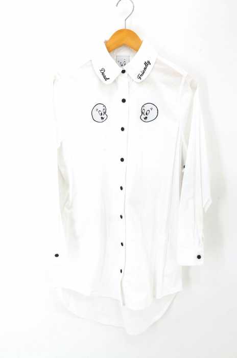 LAZY OAF（レイジーオーフ） CASPER キャスパー 丸襟シャツワンピース レディース トップス