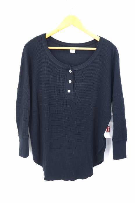 gicipi（ジチピ） ヘンリーネックワッフルカットソー レディース トップス