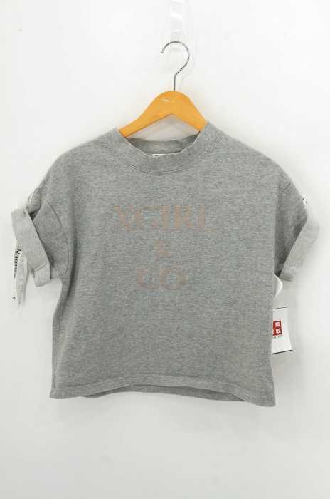 X-girl （エックスガール） 袖リボンスウェットTシャツ レディース トップス