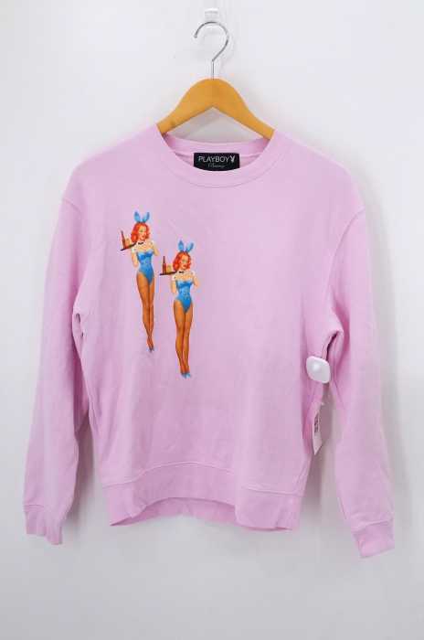 PLAYBOY × PAMEO POSE（プレイボーイ パメオポーズ） Wbunny Pullover プリントスウェット レディース トップス