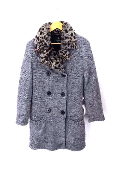 LANVIN COLLECTION（ランバンコレクション） ファー装飾ダブルニットコート レディース アウター