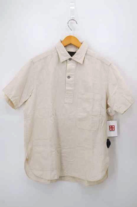NIGEL CABOURN（ナイジェルケーボン） コットンリネン半袖プルオーバーシャツ メンズ トップス