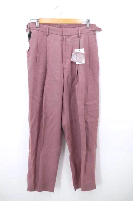 MISTERGENTLEMAN（ミスタージェントルマン） LINEN TUCKED PANT メンズ パンツ