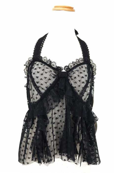 ANNA SUI （アナスイ） Heart Mesh Top ハートメッシュトップ レディース トップス