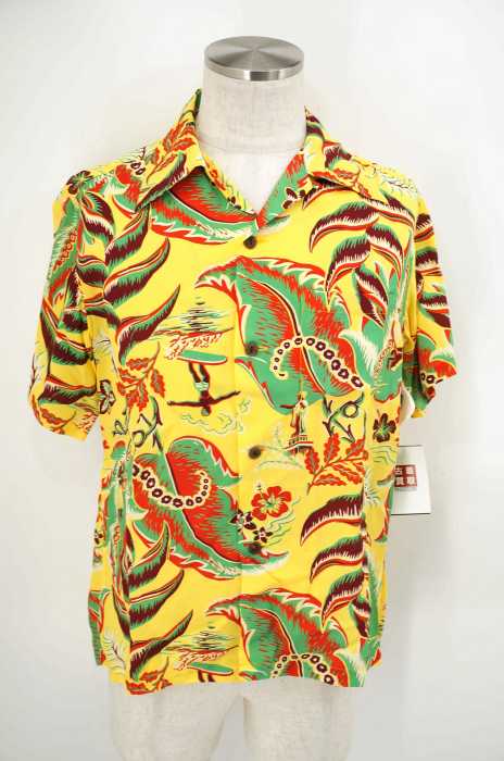 SUN SURF （サンサーフ） レーヨン花柄アロハシャツ メンズ トップス