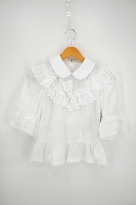 COMME des GARCONS COMME des GARCONS(コムデギャルソンコムデギャルソン) AD2017 リボンフリルブラウス レディース トップス