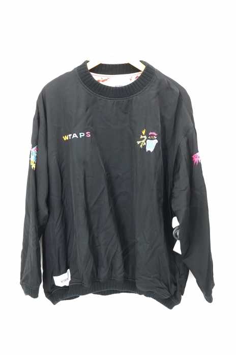 WTAPS (ダブルタップス) embroidery pullover satin jacket メンズ トップス